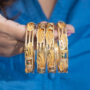 Gold-plated daily Used Bangles(pair)