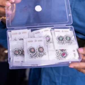 German Silver Designer Earrings(each)