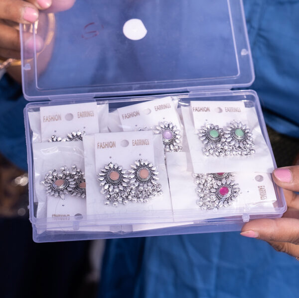 German Silver Designer Earrings(each) - Image 3