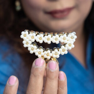 Fashion Clutcher Pearl Beads